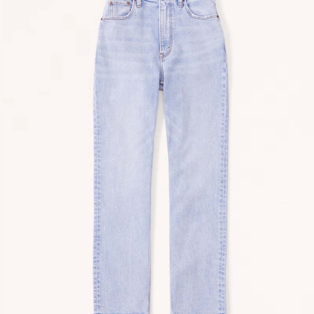 Abercrombie Women’s High Rise Ankle Straight Jean